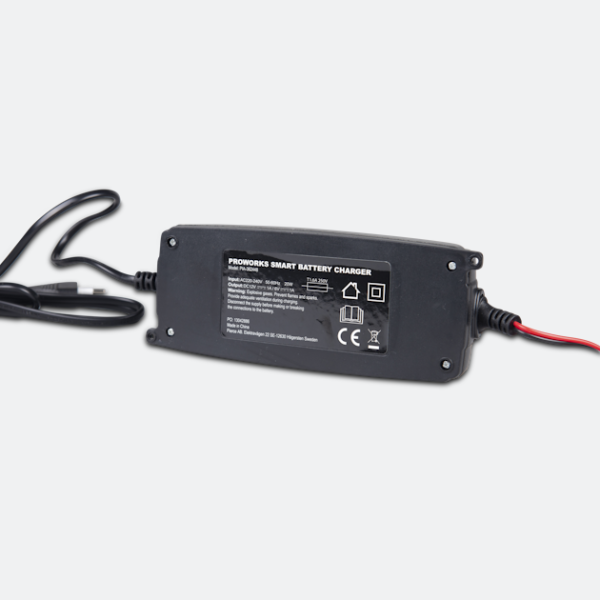 Proworks Smart Battery Charger Black