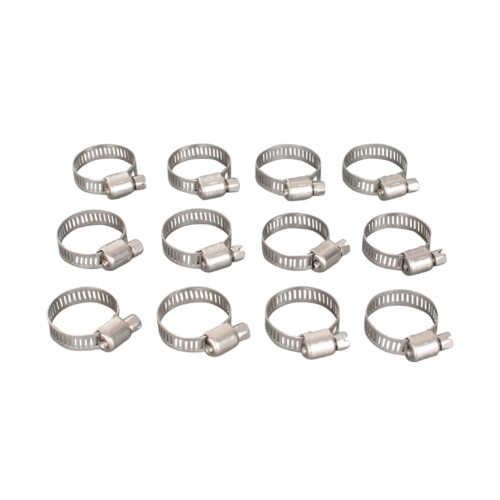 Twenty Stainless Steel Jubilee Clips