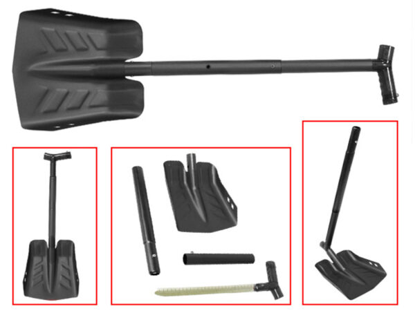 Sno-X Shovel with Saw Aluminium