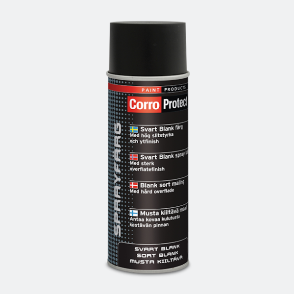 CorroProtect Spray Paint Gloss Black 400ml