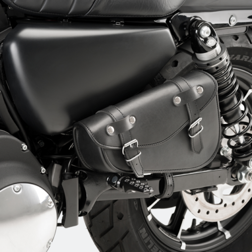 CustomAcces Detroit Left Saddle Bag Black