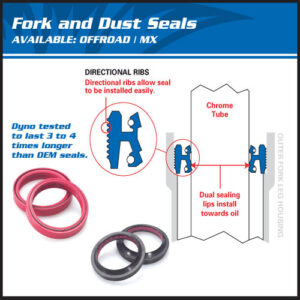 All Balls Fork oil seal and Dust wiper kits