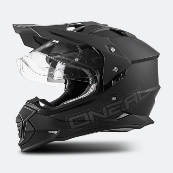 8a6101d6261a44709e029e26dbfa56a1_2_PIA-296622_0_10.png O'Neal SIERRA FLAT V.23 Adventure Helmet Black with Snell E-2 Intercom