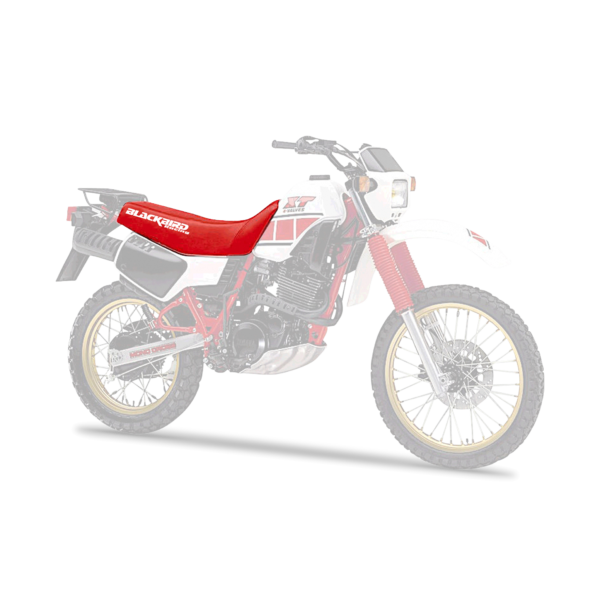 Blackbird Traditional Motorcycle Seat Cover Red
