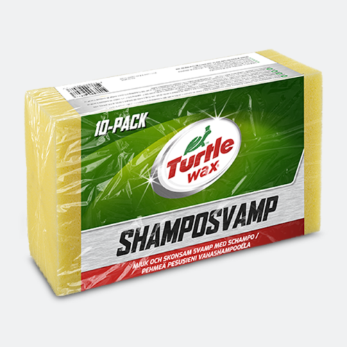 Turtle Wax Sponge with Shampoo 10-Pack