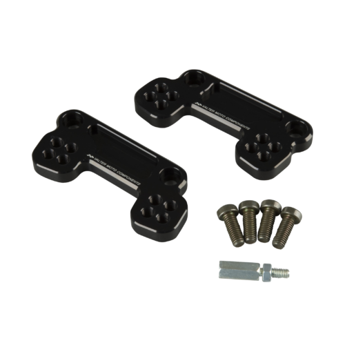 Valter Moto Adjustment Kit for OEM Footpegs Black